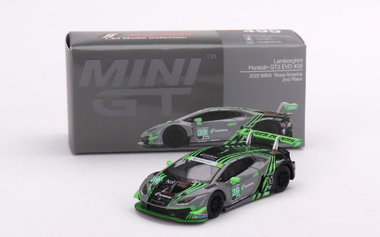 MGT00499-L TSM MINI-GT 1:64 Lamborghini URACAN GT3 EVO IMSA Road America 2022 #39 LHD