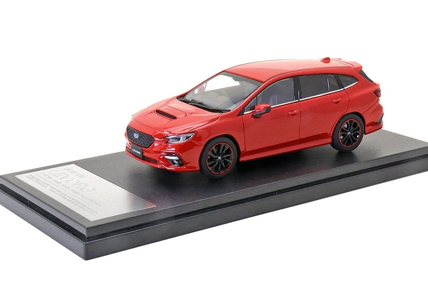 [ Back-order ] Hi-Story HS331RE 1:43 Subaru LEVORG (2020) Sports Style Accessories Pure Red Diecast