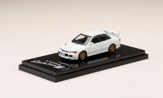 [ Back-order ] Hobby Japan HJ641010CW 1:64 Mistubishi Lancer GSR Evolution III (CE9A) Customized Version Scortia White