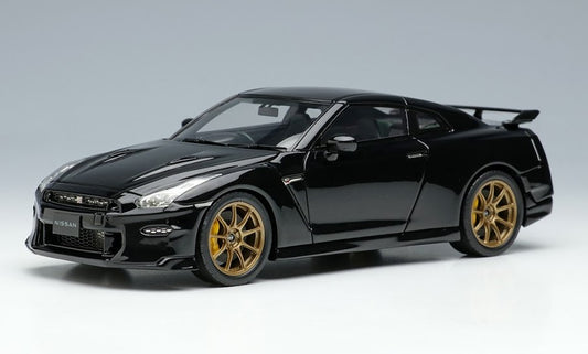 [ Back-order ] Make Up EIDOLON EM684E 1:43 Nissan GT-R Premium Edition T-spec 2024 Meteor Flake Black Pearl