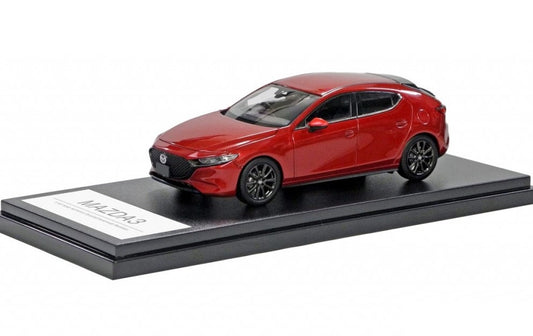 [ Back-order ] Hi-Story HS258RE 1:43 MAZDA3 FASTBACK (2019) Soul Red Crystal Metallic Diecast