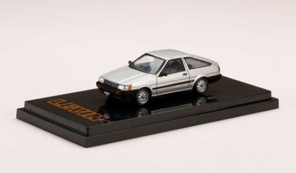 [ Back-order ] Hobby Japan HJ641037BSK 1:64 Toyota Corolla Levin AE86 3door GTV 1983 Silver