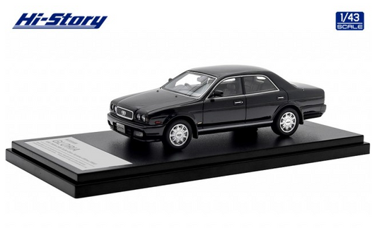 [ Back-order ] Hi-Story HS451BK 1:43 Nissan GLORIA V30 TWIN CAM Turbo Gran Turismo Ultima (1991) Black Resin