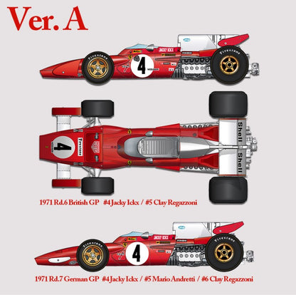 K317 Model Factory Hiro 1:20 Ferrari 312B2 Ver.A British GP/German GP 1971 Fulldetail Kit