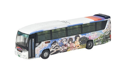 [ Back-order ] TOMYTEC 328650 The Bus Collection / Bus Colle Kyushu Sanko Bus Idolmaster Cinderella Girls in Kumamoto Wrapping Bus Diorama Supplies