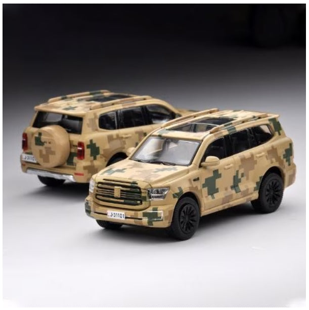 T2-41 拓意 XCARTOYS 1:64 Tank 500 Sports Edition Sand Digital Camouflage