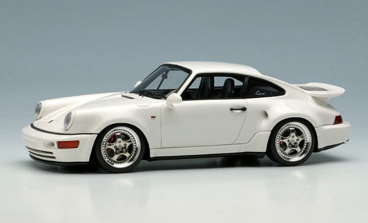 [ Back-order ] Make Up VISION VM159C 1:43 Porsche 911(964) Turbo S Lightweight 1993 White