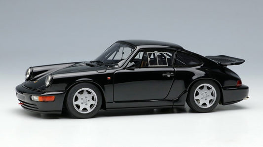 [ Back-order ] Make Up VISION VM164C 1:43 Porsche 911(964) Carrera 4 Lightweight 1990 Black