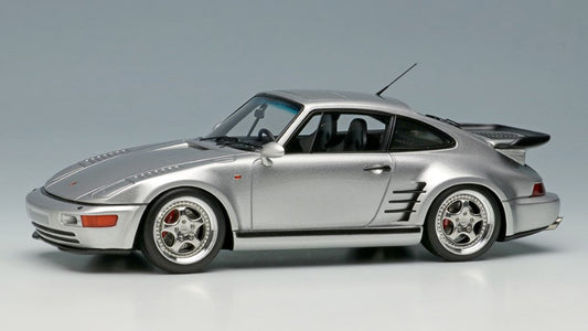 [ Back-order ] Make Up VISION VM161A 1:43 Porsche 911(964) Turbo S Exclusive Flat Nose 1994 Silver