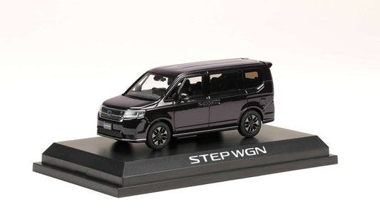 [ Back-order ] Hobby Japan HJ432004P 1:43 Honda STEP WGN e:HEV SPADA Twilight Mist Black Pearl