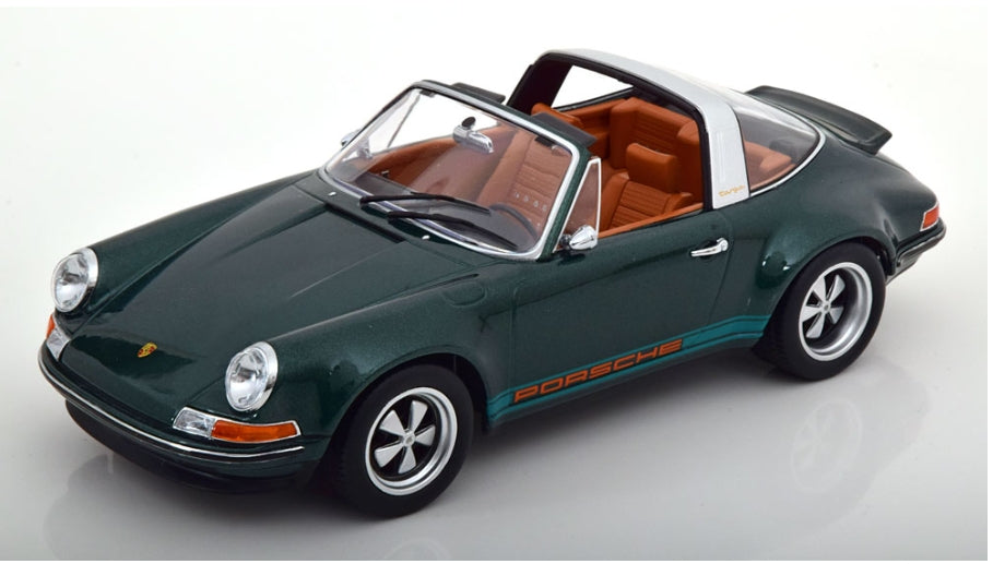 KKDC180473 KK scale 1:18 Singer 911 Targa darkgreen-metallic