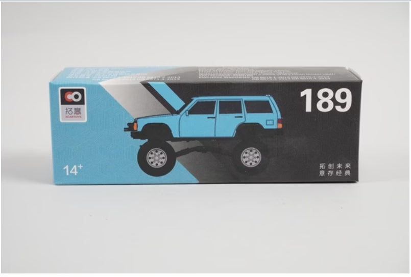 189 拓意 XCARTOYS 1:64 Jeep Cherokee Blue