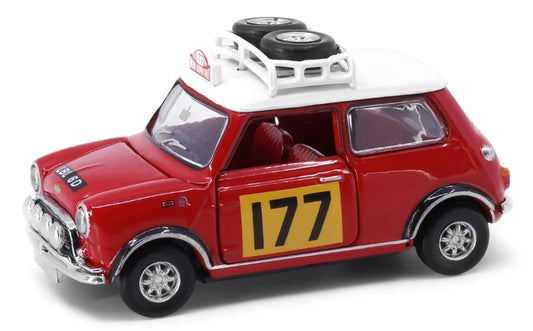 [ Back-order ] TINY ATC66018 1:50 Tiny City No.177 Mini Cooper Mk1 Rally #177 Diecast