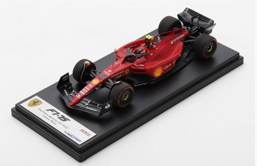 LSF1042 LookSmart 1:43 Ferrari F1-75 #55 2nd Bahrain GP 2022 C.Sainz Jr.