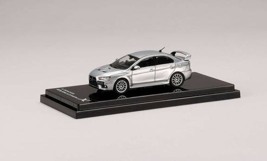 [ Back-order ] Hobby Japan HJ641053AS 1:64 Mitsubishi LANCER EVOLUTION 10 Cool Silver Metallic