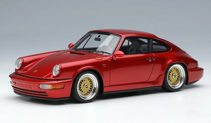 [ Back-order ] Make Up VISION VM216A 1:43 Porsche 911 (964) Carrera RS 1992 BBS 18 inch wheels Candy Red