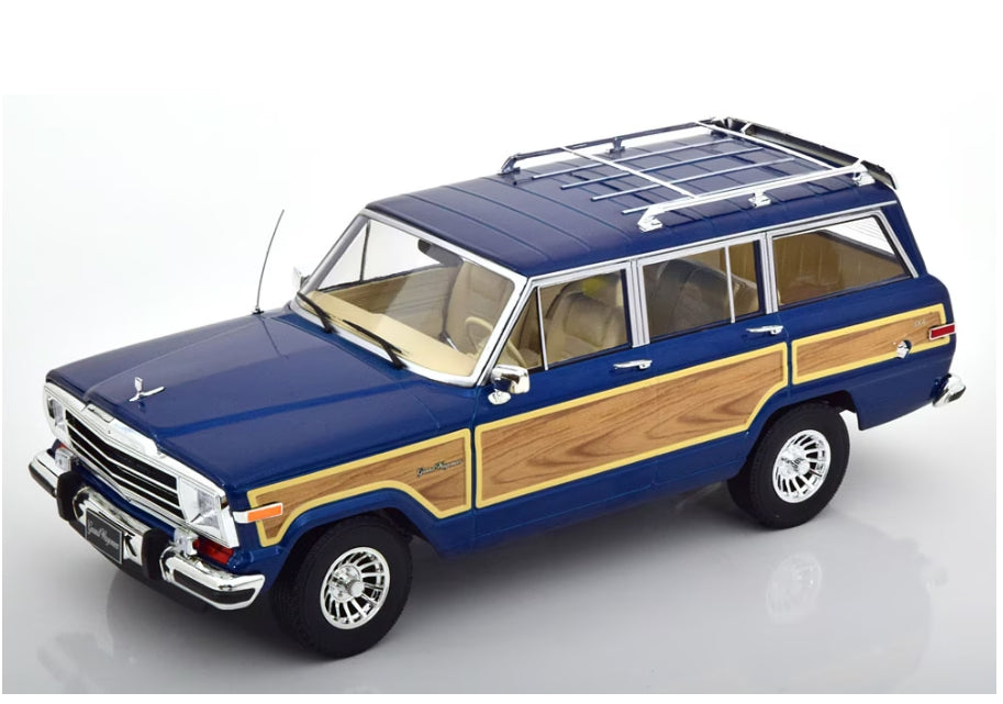 KKDC181114 KK scale 1:18 Chrysler Jeep Grand Wagoneer 1989 Blue Metallic