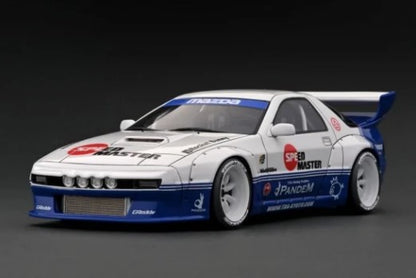 [ Back-order ] ignition model IG2917 1:18 PANDEM RX-7 (FC3S) White/Blue