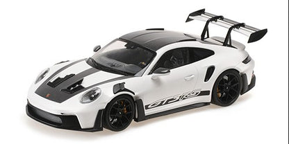 155062230 MINICHAMPS 1:18 Porsche 911 (992) GT3 RS 2023 White/Black Wheels & Decorations