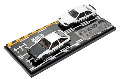 [ Back-order ] MODELER'S MD64201 1:64 Initial D Set Vol.1 Takumi Fujiwara Trueno (AE86) & Shinji Inui Trueno 2-door (AE86)