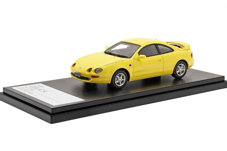 [ Back-order ] Hi-Story HS390YE 1:43 Toyota CELICA SS-II (1993) Super Bright Yellow Resin