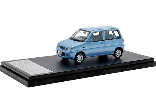 [ Back-order ] Hi-Story HS432BL 1:43 SUBARU PLEO NICOT (2002) Airlie Blue Metallic Resin