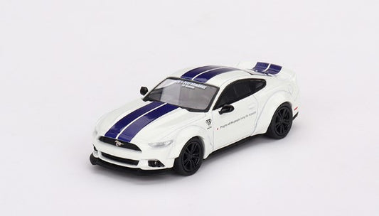 MGT00646-L TSM MINI-GT 1:64 LB WORKS Ford Mustang White LHD