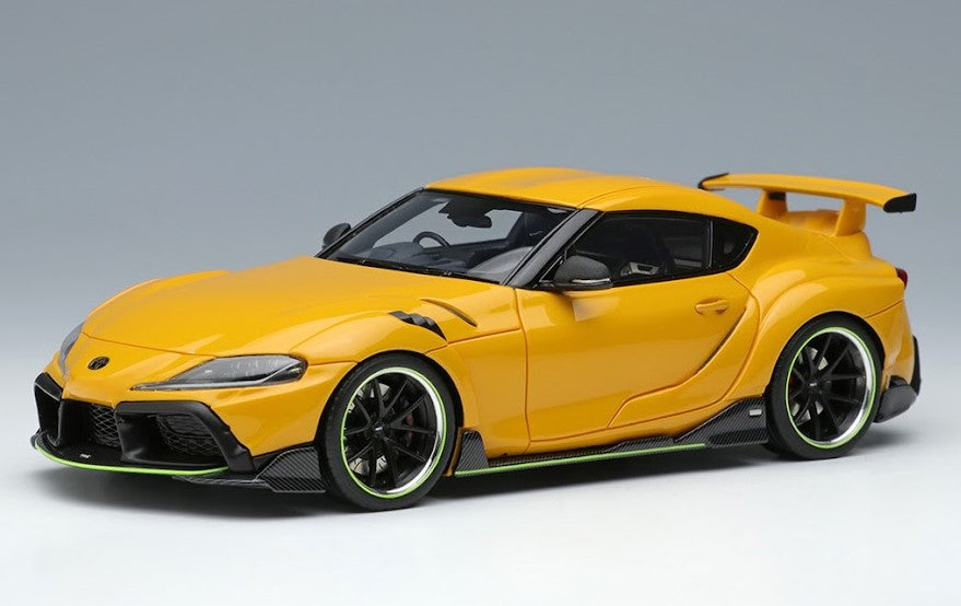 [ Back-order ] Make Up EIDOLON EM595B 1:43 TOM'S GR Supra 2020 Lightning Yellow