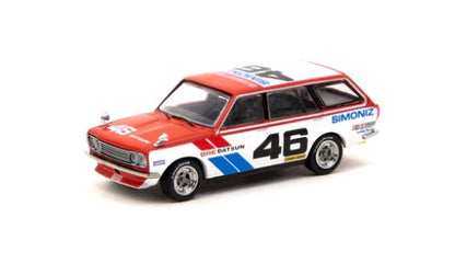 T64G-026-BRE46 TARMAC WORKS 1:64 Datsun Bluebird 510 Wagon BRE Color #46