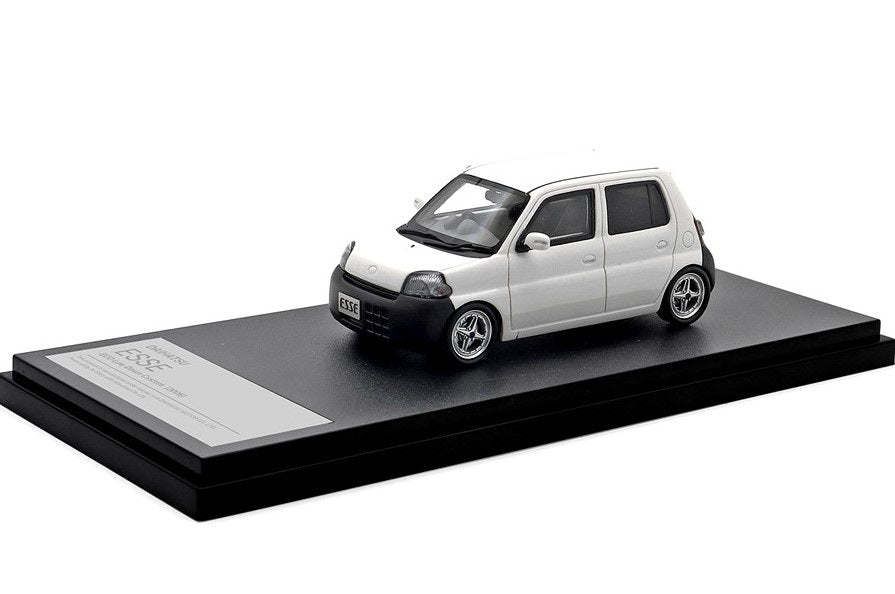 [ Back-order ] Hi-Story HS431WH 1:43 DAIHATSU ESSE ECO Low Down Custom (2006) White Resin