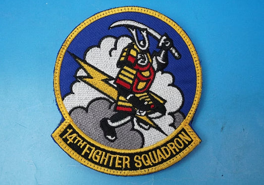 Patch USAF United States Air Force 14th Fighter Squadron SAMURAI Misawa Air Base with Velcro