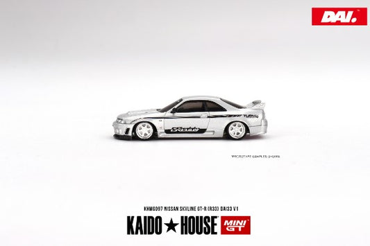 KHMG097 KAIDO HOUSE TSM MINI-GT 1:64 Nissan Skyline GT-R R33 DAI33 V1 LHD