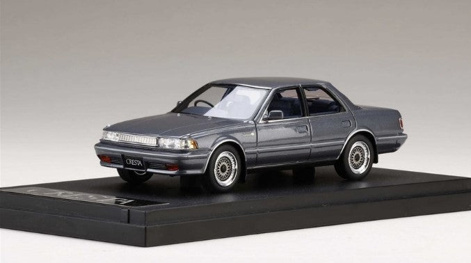 [ Back-order ] MARK43 PM4393SGGM 1:43 Toyota CRESTA 3.0 Super Lucent G 1991 (Customized Version) Bluish Gray Metallic