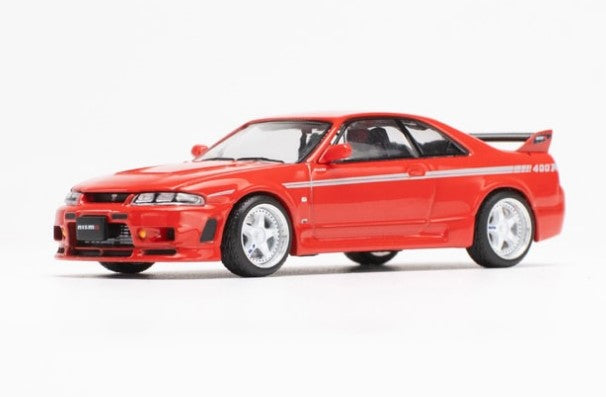 PR640091 POP RACE 1:64 Nissan GT-R 400R Red