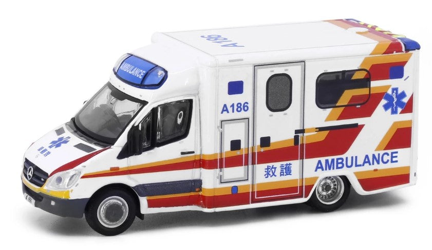 [ Back-order ] TINY ATC65060 1:76 Tiny City No.34 Mercedes Benz Sprinter HKFSD Ambulance (A186) Diecast