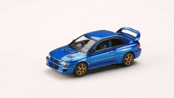 [ Back-order ] Hobby Japan HJ644041BBL 1:64 Subaru IMPREZA 22B Sti Version (GC8kai) / Rally Customized Version Sonic Blue Mica