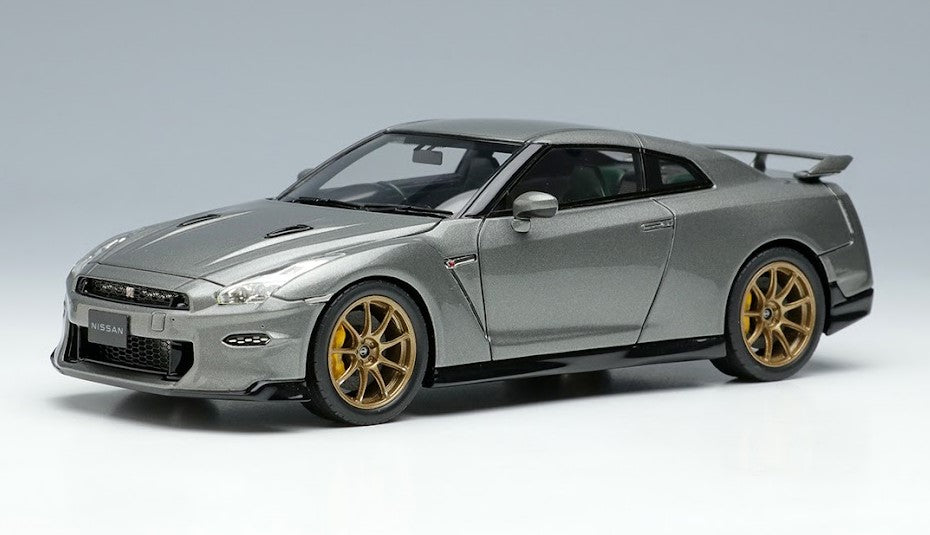 [ Back-order ] Make Up EIDOLON EM684D 1:43 Nissan GT-R Premium Edition T-spec 2024 Dark Metal Gray