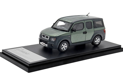 [ Back-order ] Hi-Story HS434GR 1:43 Honda ELEMENT (2003) Galapagos Green Metallic Resin