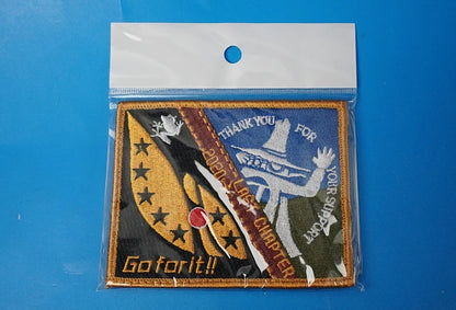 Patch JASDF Air Self-Defense Force 301st Squadron Go for it!! 2020 LAST CHAPTER Square Frog with Velcro