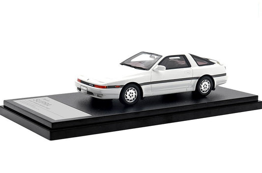 [ Back-order ] Hi-Story HS441WH 1:43 Toyota SUPRA 3.0GT Turbo Limited (1987) Super White II Resin