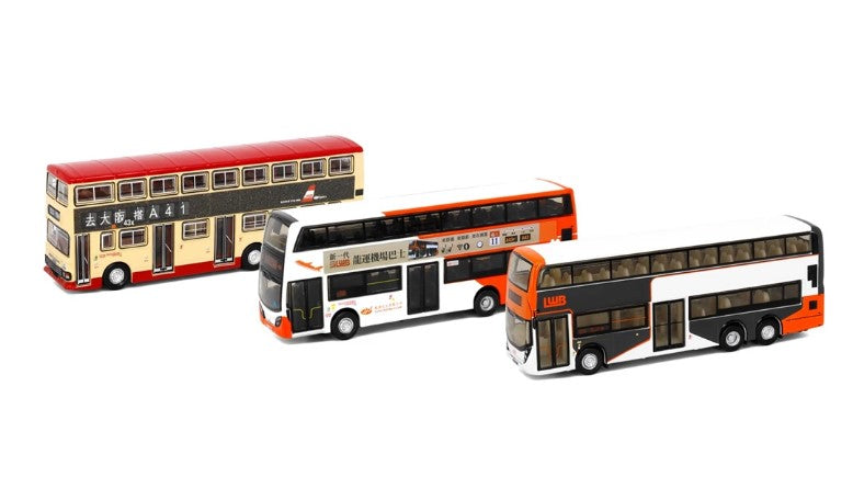 [ Back-order ] TINY KMB2022065 1:110 Tiny City Bs19 KMB/LWB Bus Set (65636, 65717, 65718) Diecast