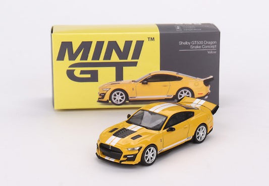 MGT00535-L TSM MINI-GT 1:64 Shelby GT500 Dragon Snake Concept Yellow LHD