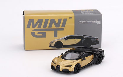 MGT00513-L TSM MINI-GT 1:64 Bugatti Chiron Super Sport Gold LHD