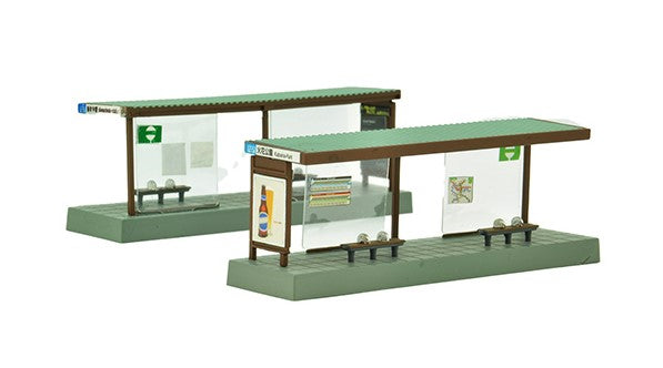 [ Back-order ] TOMYTEC 324102 Scenery accessory 122-2 Bus stop C2 Diorama Supplies