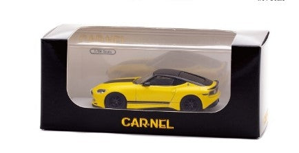 CN640040 CAR-NEL 1:64 Nissan Fairlady Z Version ST Customized Edition 2023 Ikazuchi Yellow / Super Black