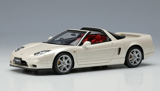 [ Back-order ] Make Up EIDOLON EM586B 1:43 Honda NSX (NA2) Type T 2001 Platinum White Pearl