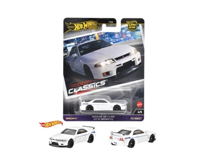 HRV99-9866 Hot Wheels Car Culture Modern Classics Nissan Skyline GT-R BCNR33 10pcs/1box