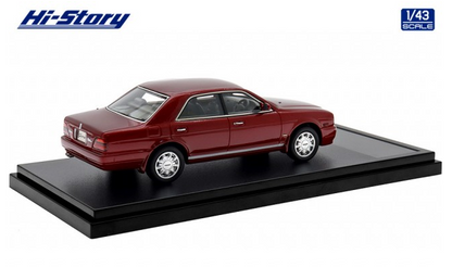 [ Back-order ] Hi-Story HS451RE 1:43 Nissan GLORIA V30 TWIN CAM Turbo Gran Turismo Ultima (1991) Raspberry Red Resin