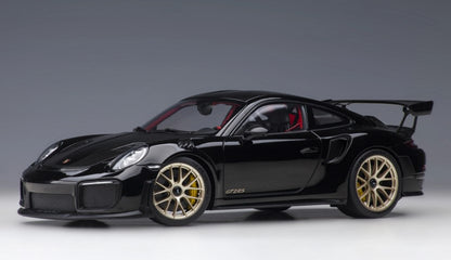 78186 AUTOart 1:18 Porsche 911 (991.2) GT2 RS Weissach Package Black / Carbon Black