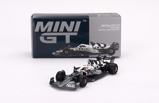 MGT00539-L TSM MINI-GT 1:64 Alfa Tauri F1 AT03 2022 #10 Abu Dhabi GP Pierre Gasly